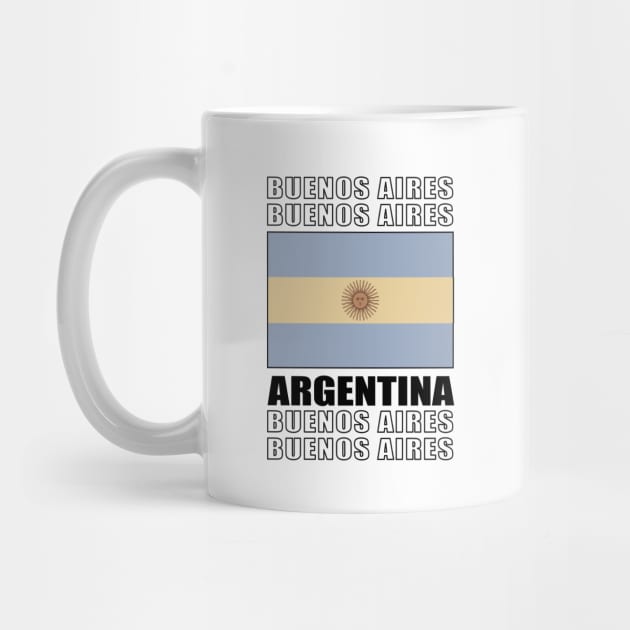 Flag of Argentina by KewaleeTee